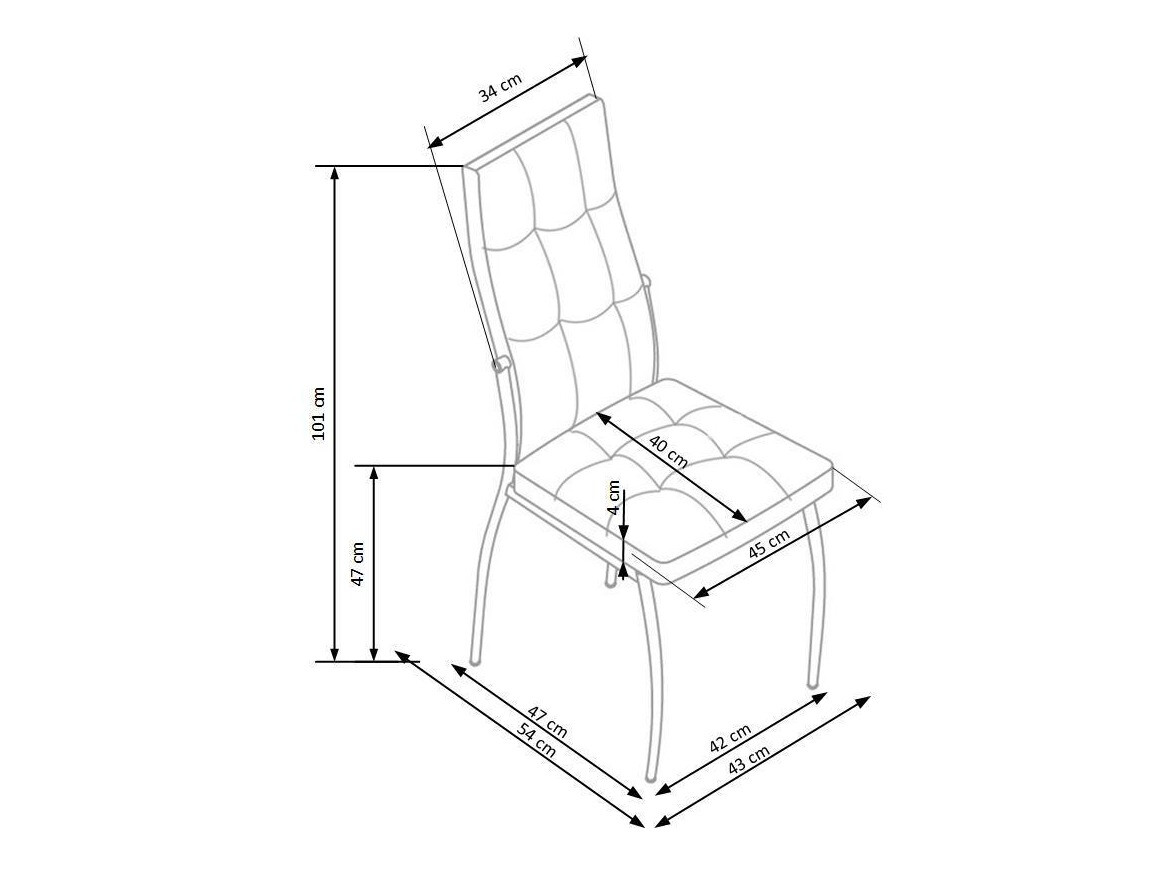 Стул Houston 863 (Темно-синий)