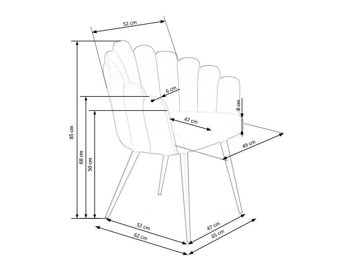 Стул Houston 976 (Темно-зеленый + Чёрный)