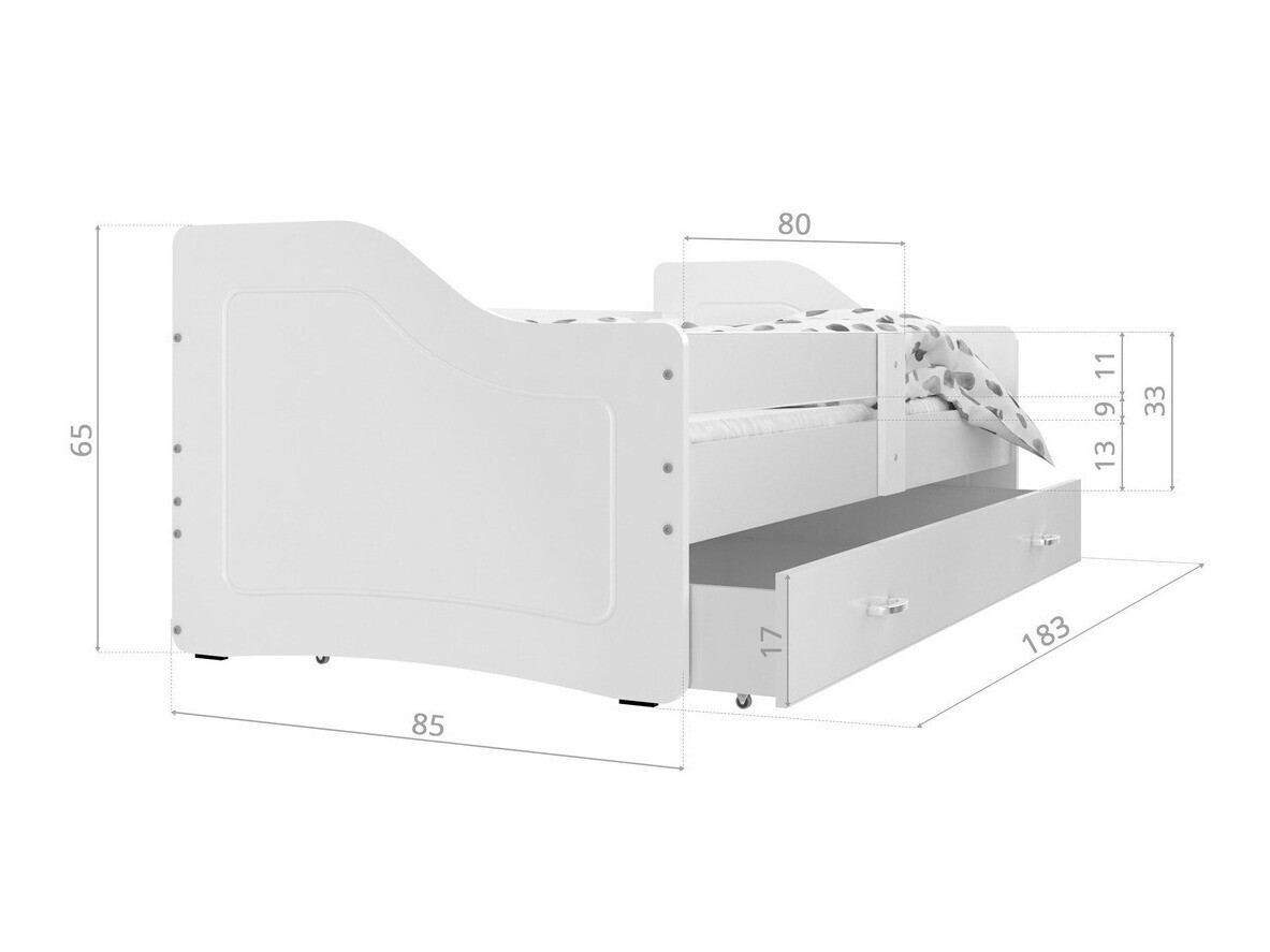 Кровать Aurora 137 (Белый)