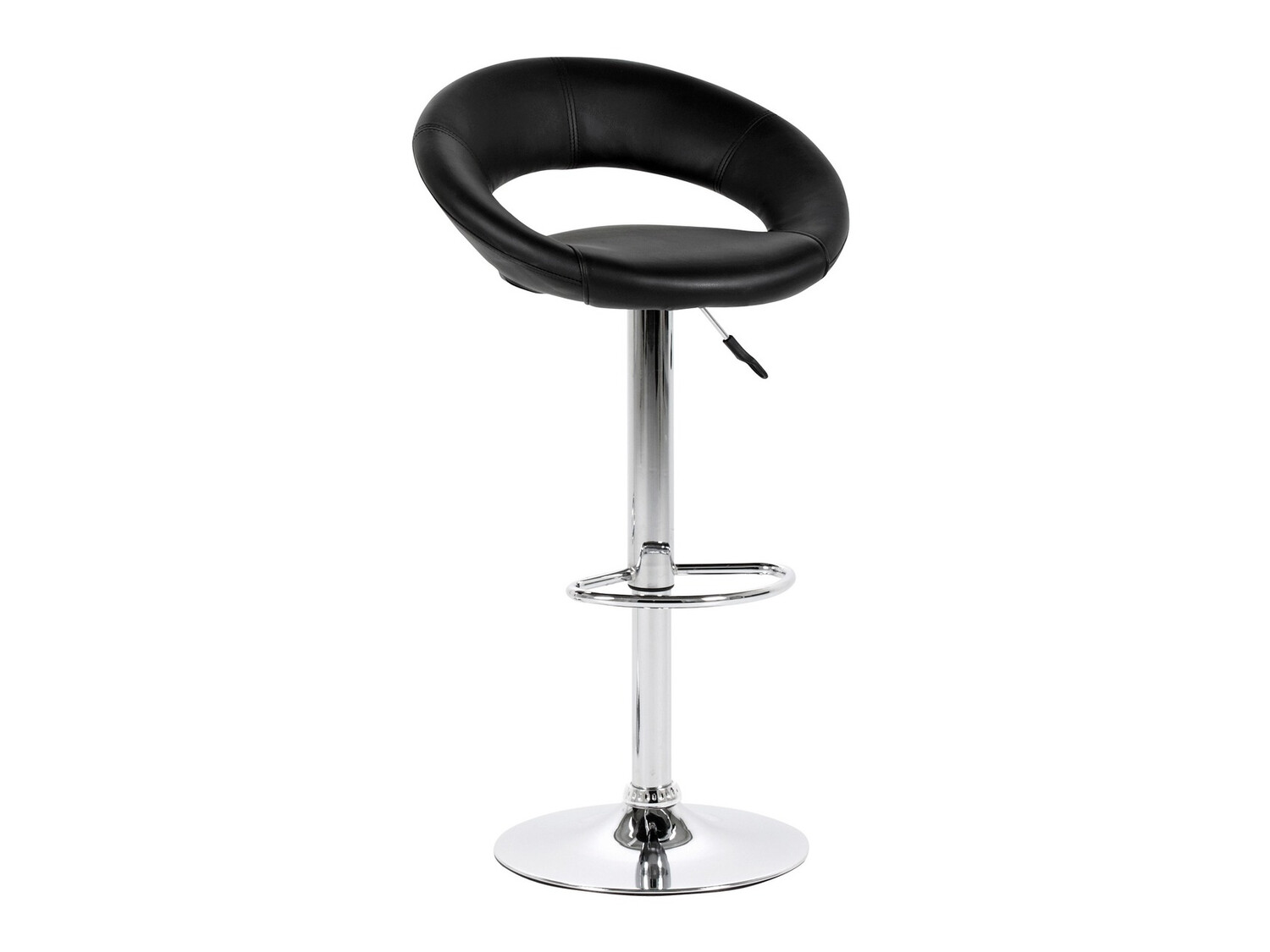 Zemais bāra krēsls Norsica 110 (Melns)