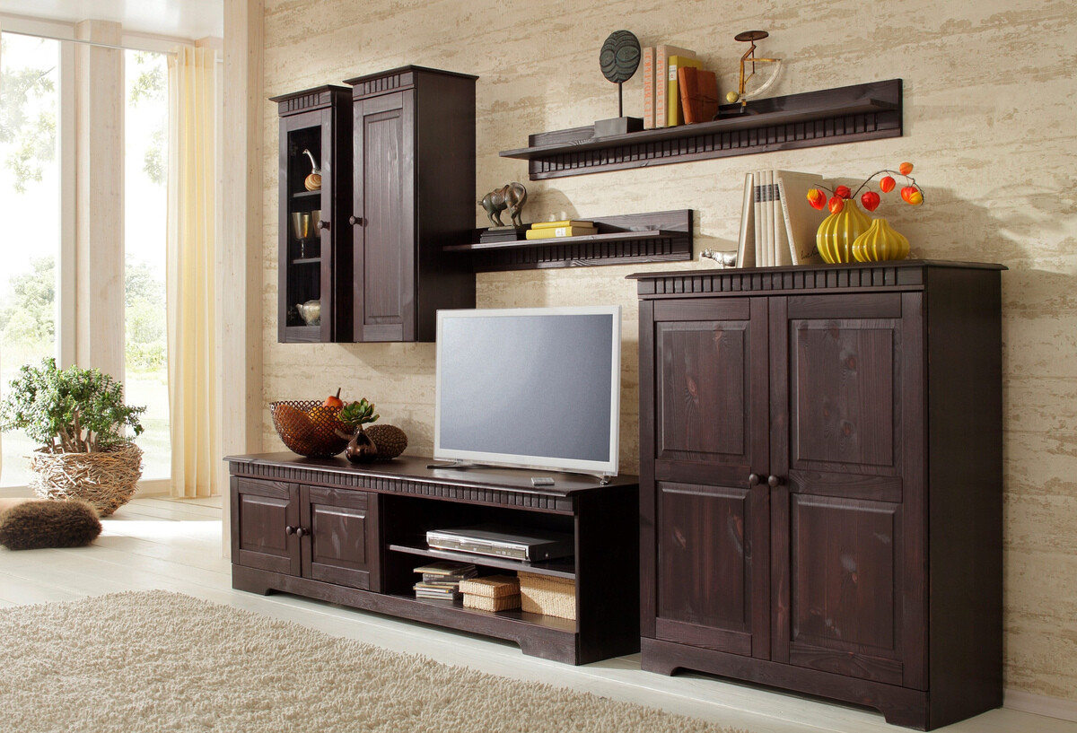 Настенная полка Elbelba 104 (Темно-коричневый)