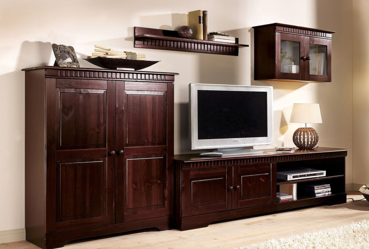 Skapis Elbelba 107 (Tumši brūns)