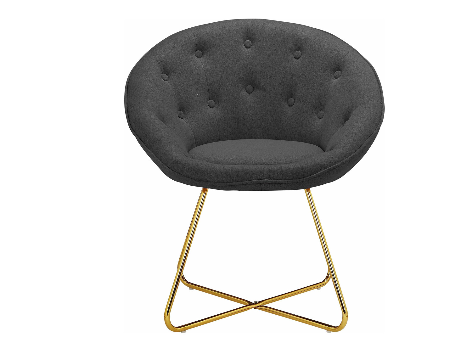 Кресло Denton 416 (Антрацит + Золотой)