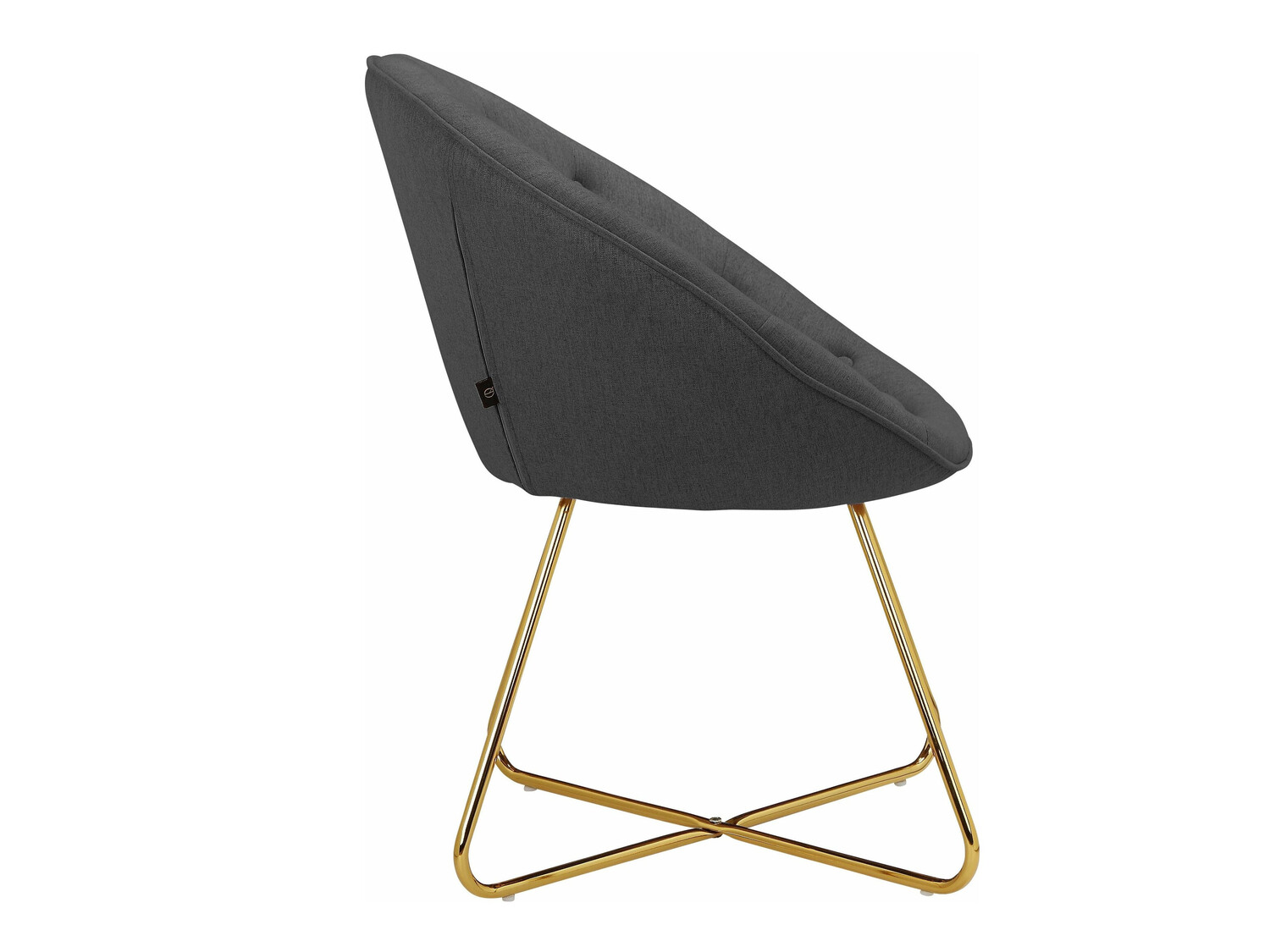 Кресло Denton 416 (Антрацит + Золотой)
