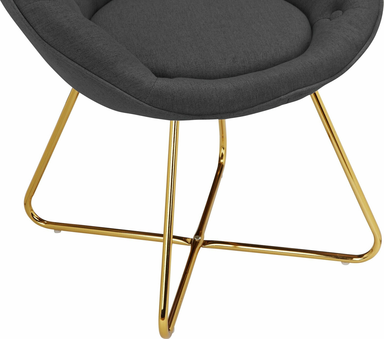 Кресло Denton 416 (Антрацит + Золотой)
