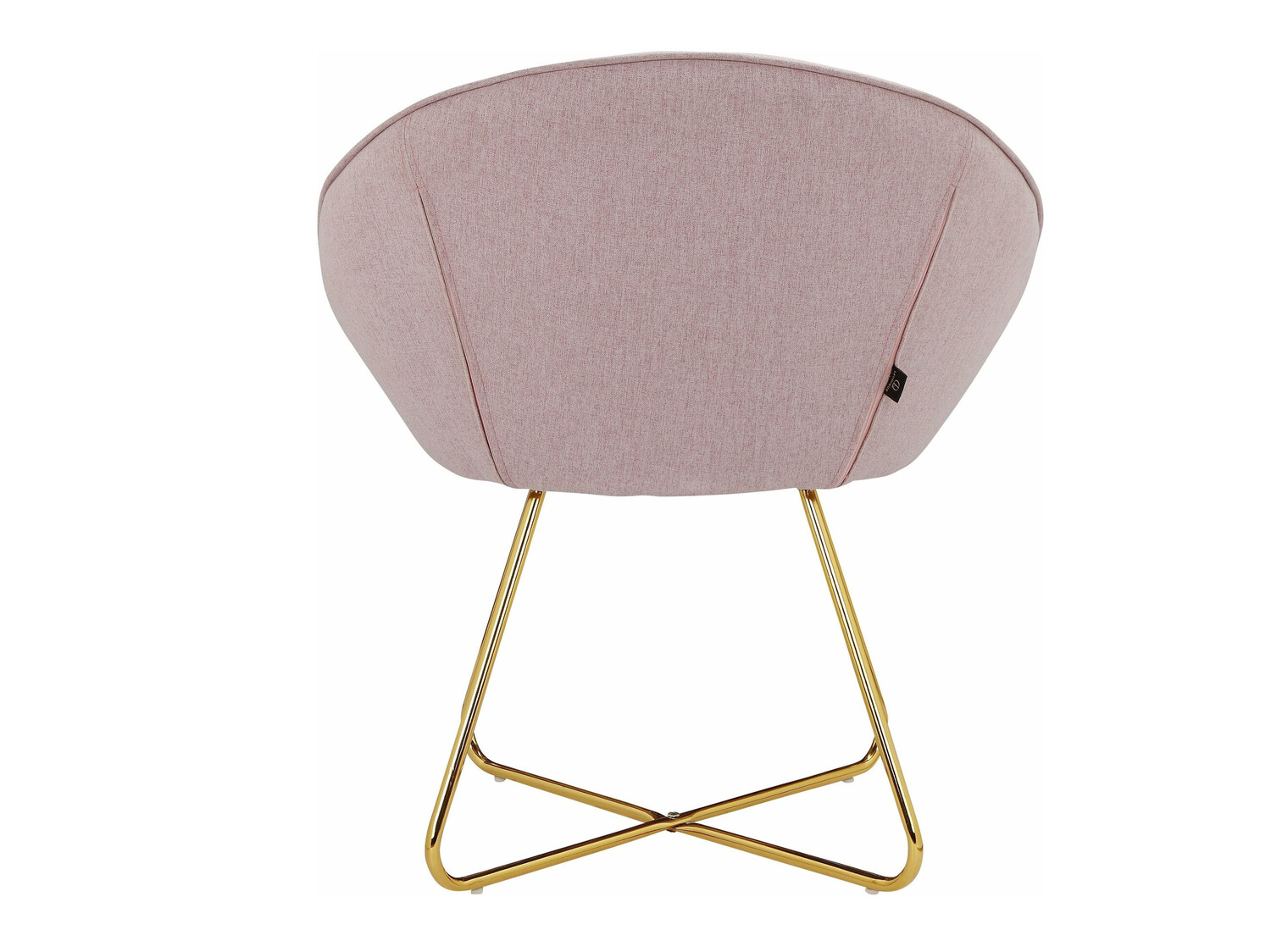 Кресло Denton 416 (Светло-розовый + Золотой)
