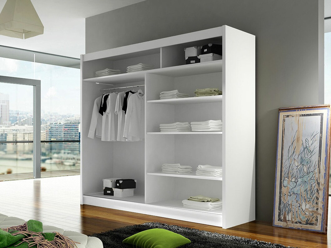 Шкаф Closico 142 (Чёрный + Artisan дуб)