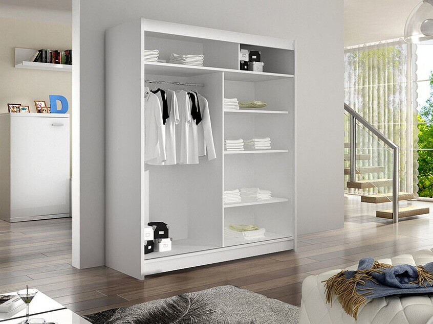 Шкаф Closico 145 (Белый + Artisan дуб)