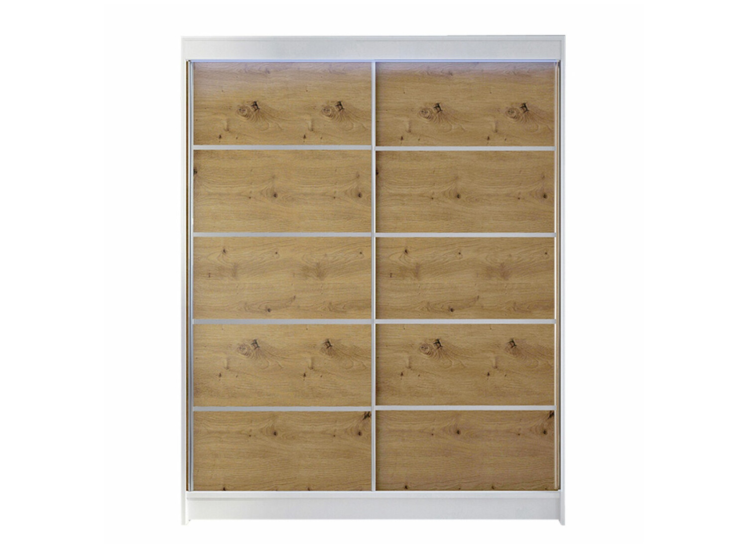 Шкаф Closico 145 (Белый + Artisan дуб)