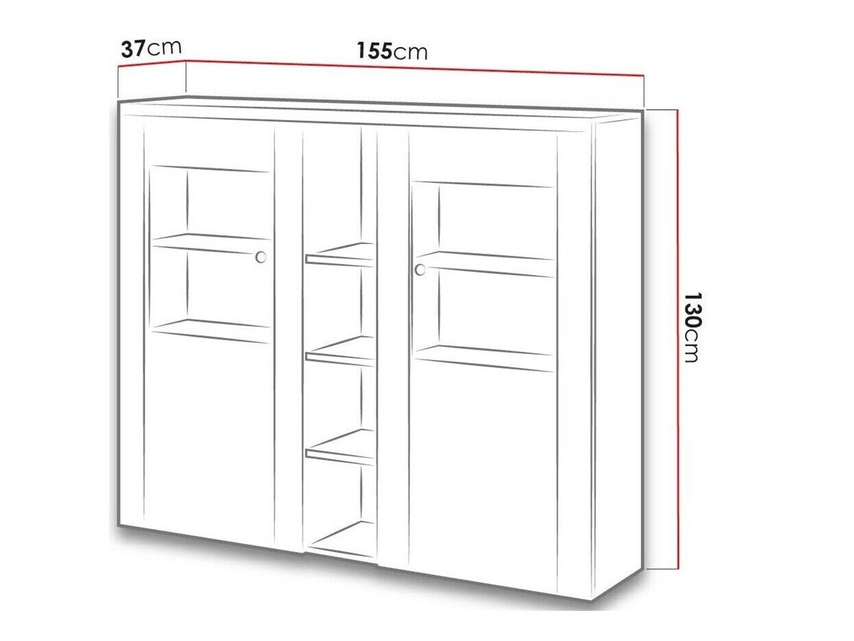 Skapis Salelbo 105 (Rieksts)