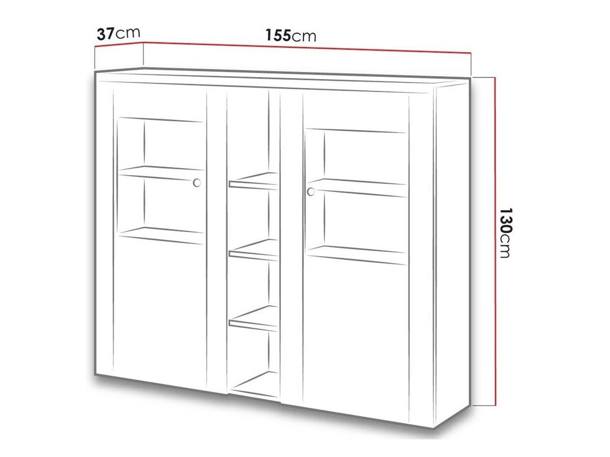 Skapis Salelbo 105 (Riviera ozols)