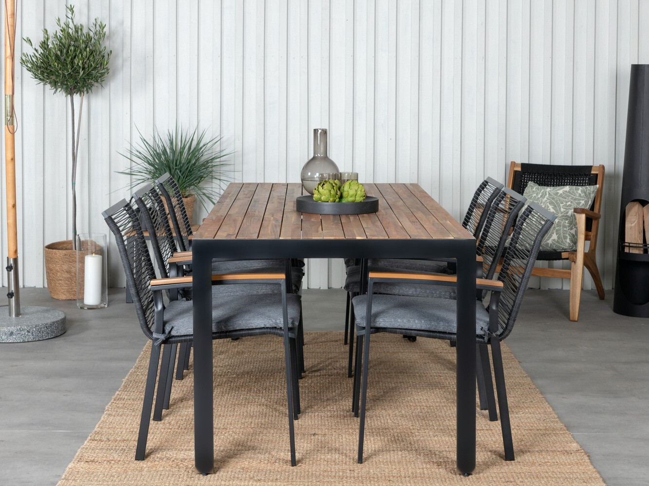 Стол и стулья Dallas 1059