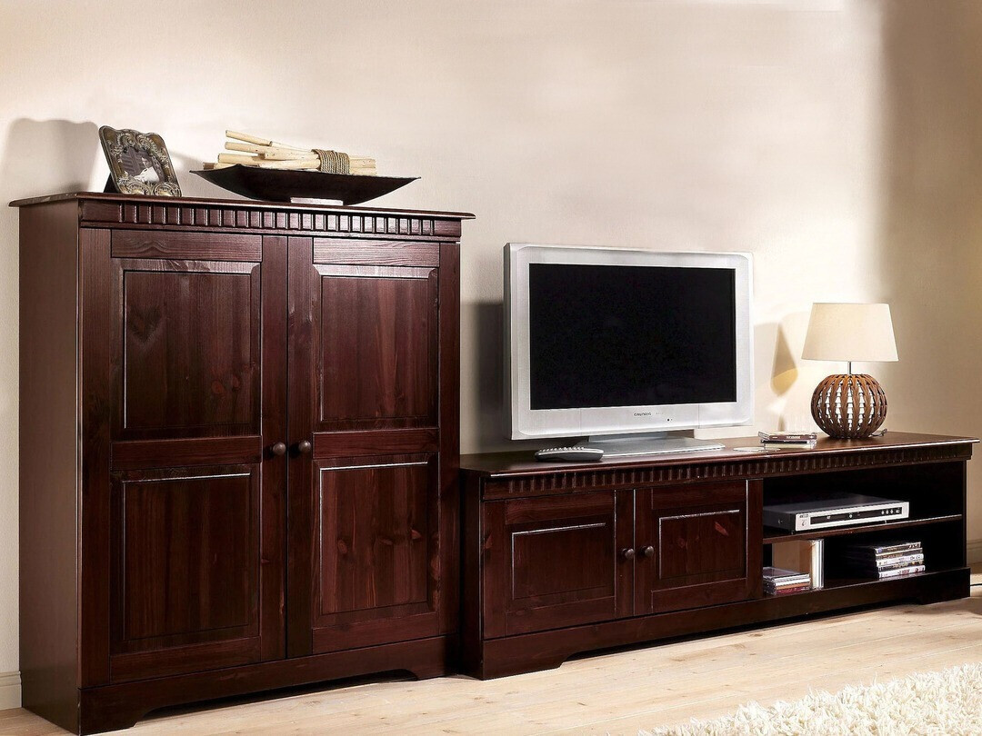 Viesistabas komplekts Elbelba 110 (Tumši brūns)