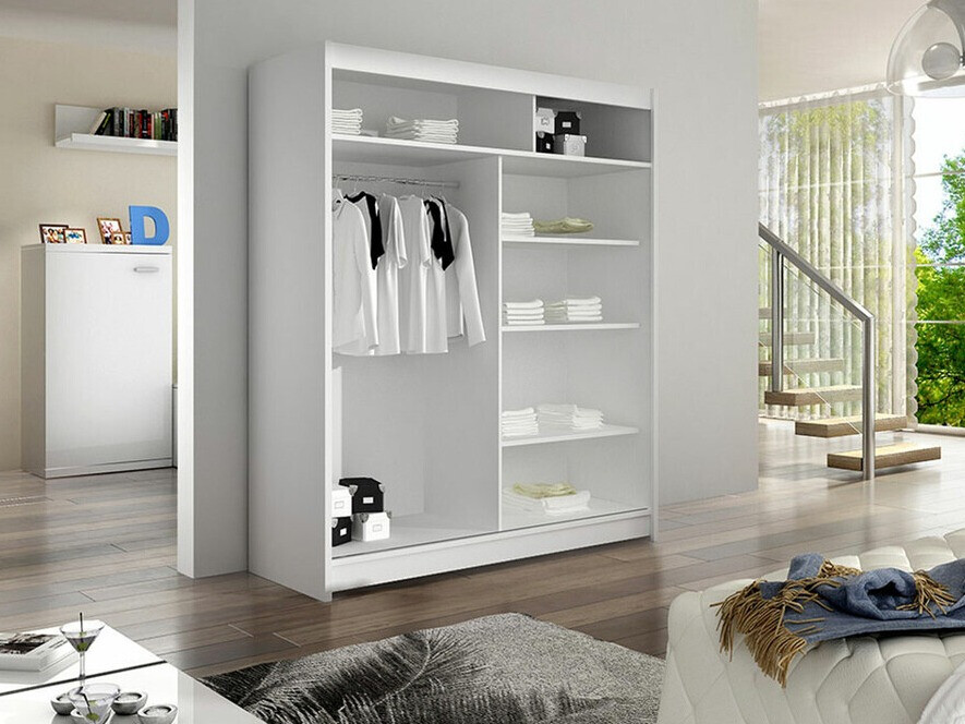 Шкаф Closico 148 (Чёрный + Artisan дуб)