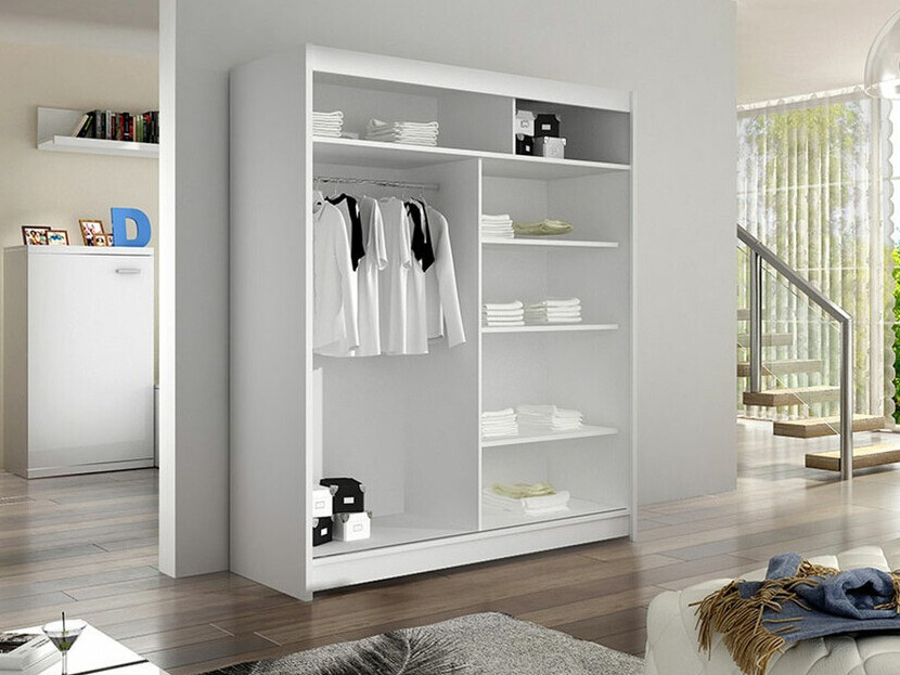 Шкаф Closico 150 (Чёрный + Artisan дуб)