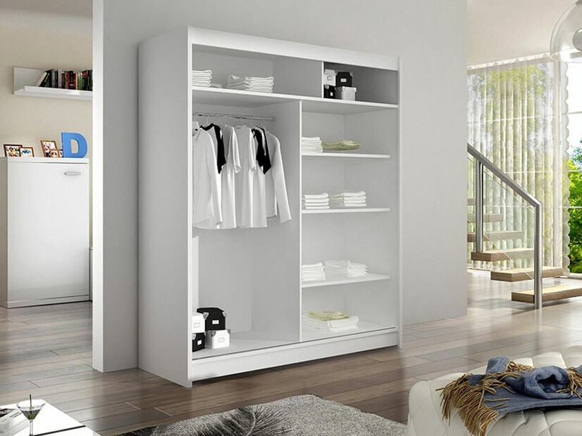 Шкаф Closico 150 (Чёрный + Artisan дуб)