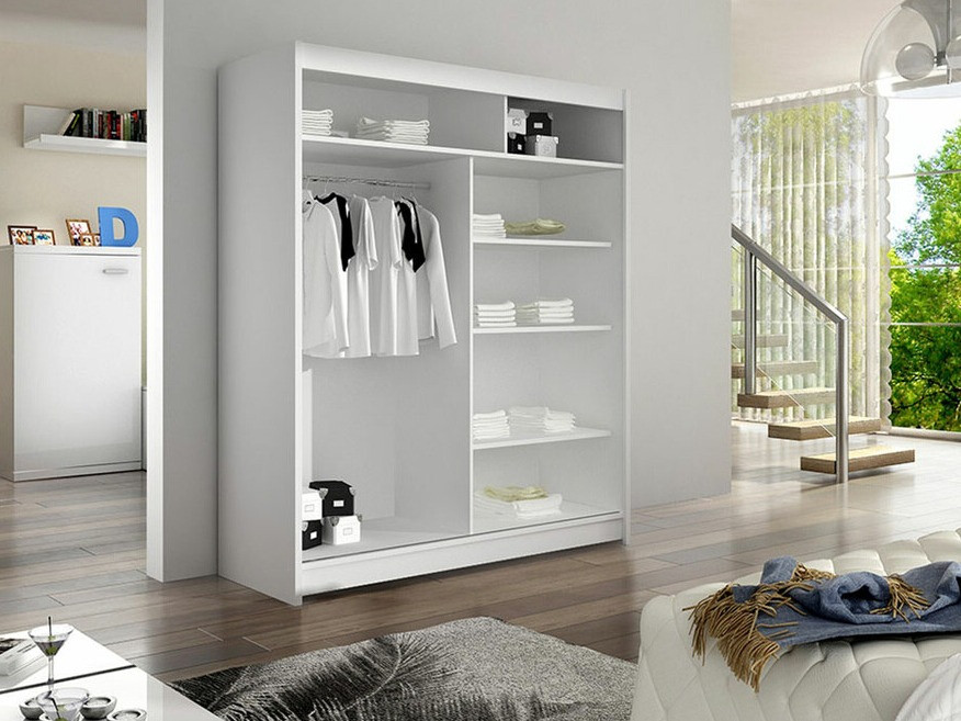 Skapis Closico 148 (Melns + Artisan ozols)