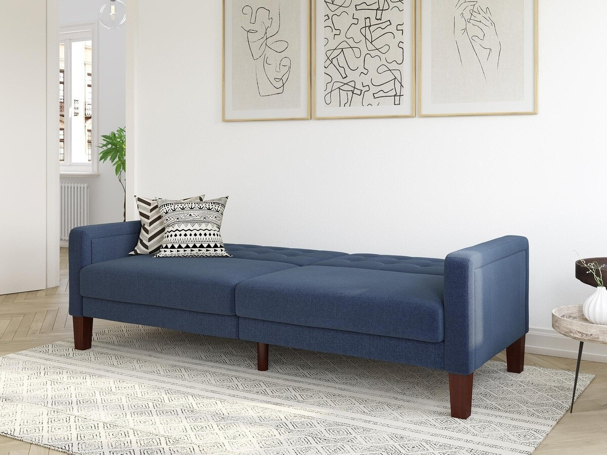 Диван-кровать Tulsa 128 (Темно-синий)