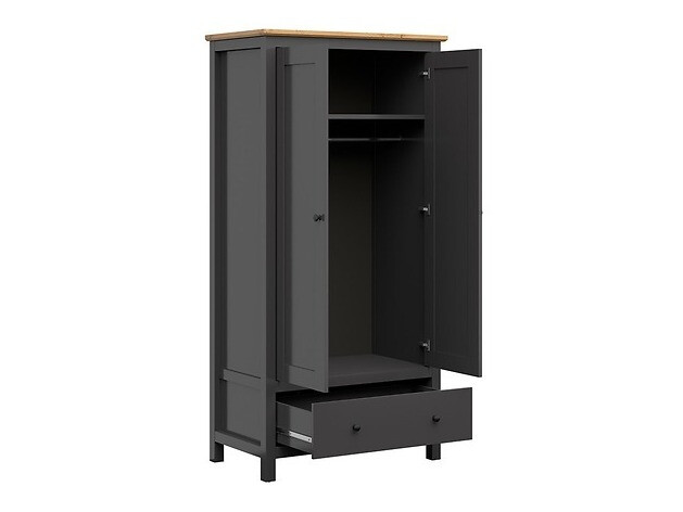 Skapis Sordoro 119 (Grafīts + Artisan ozols)