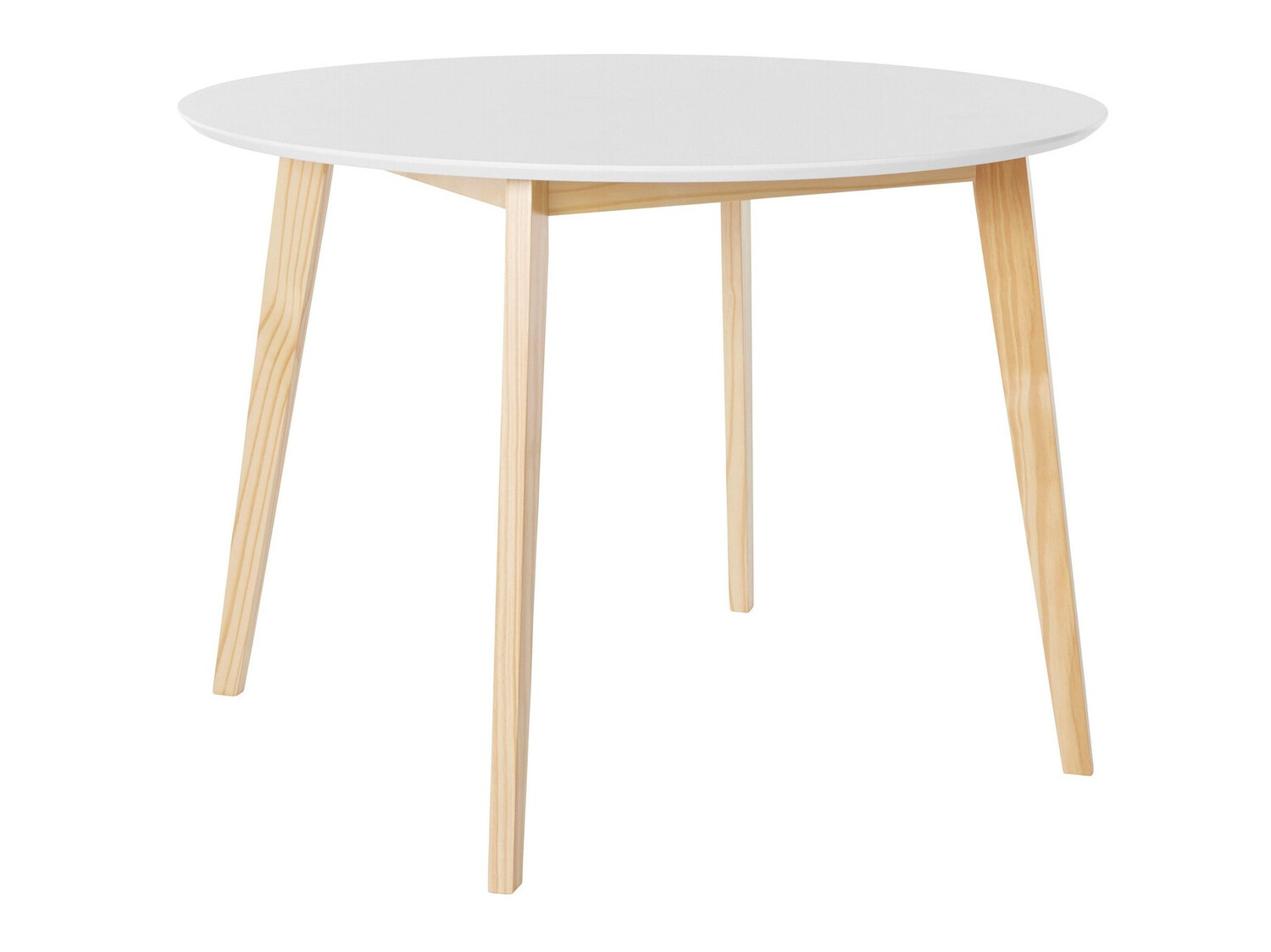 Cтол Denton 585 (Белый + Светло-коричневый)