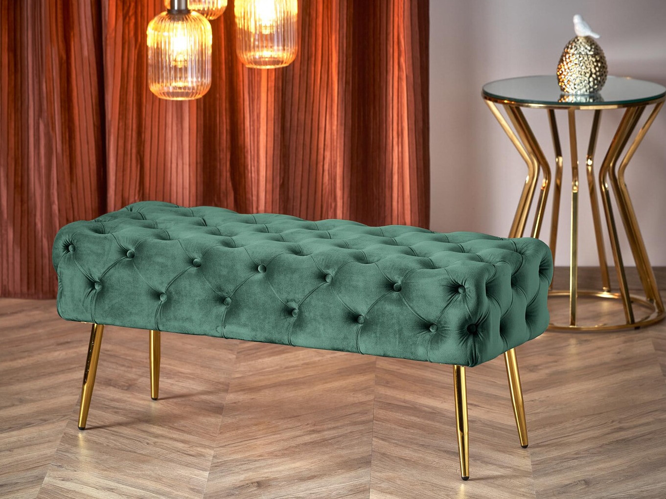 Мягкая скамья Houston 1252 (Темно-зеленый)