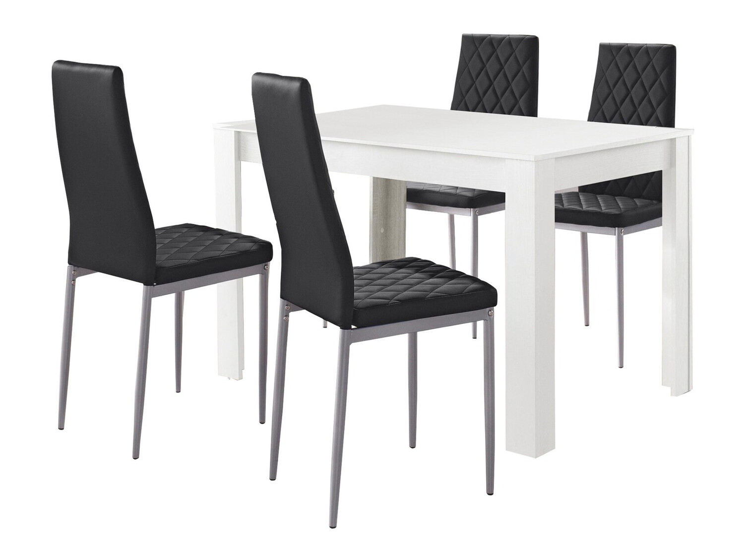 Ēdamistabas komplekts Denton 445 (Melns)