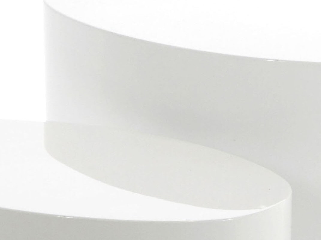 Комплект кофейных столиков Norsica 587 (Глянцевый белый)