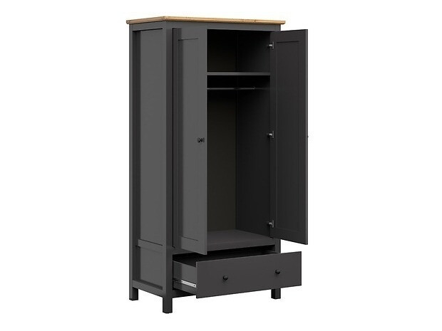 Guļamistabas komplekts Sordoro 123 (Grafīts + Artisan ozols)