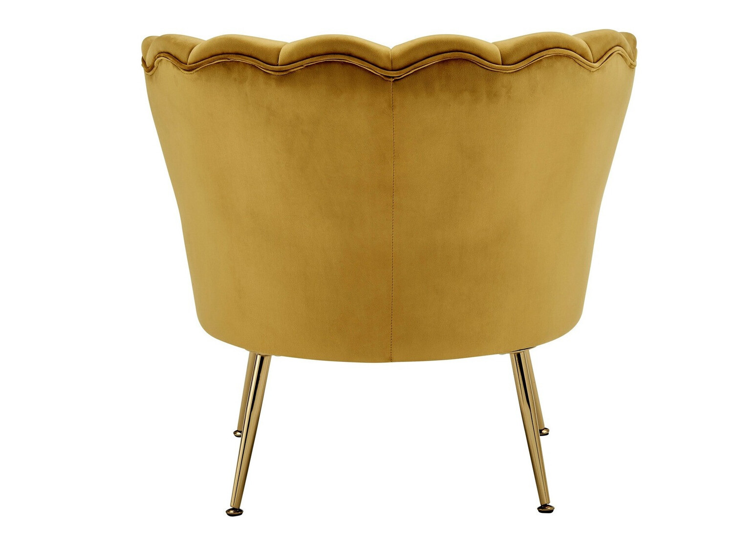 Кресло Denton 227 (Желтый + Золотой)