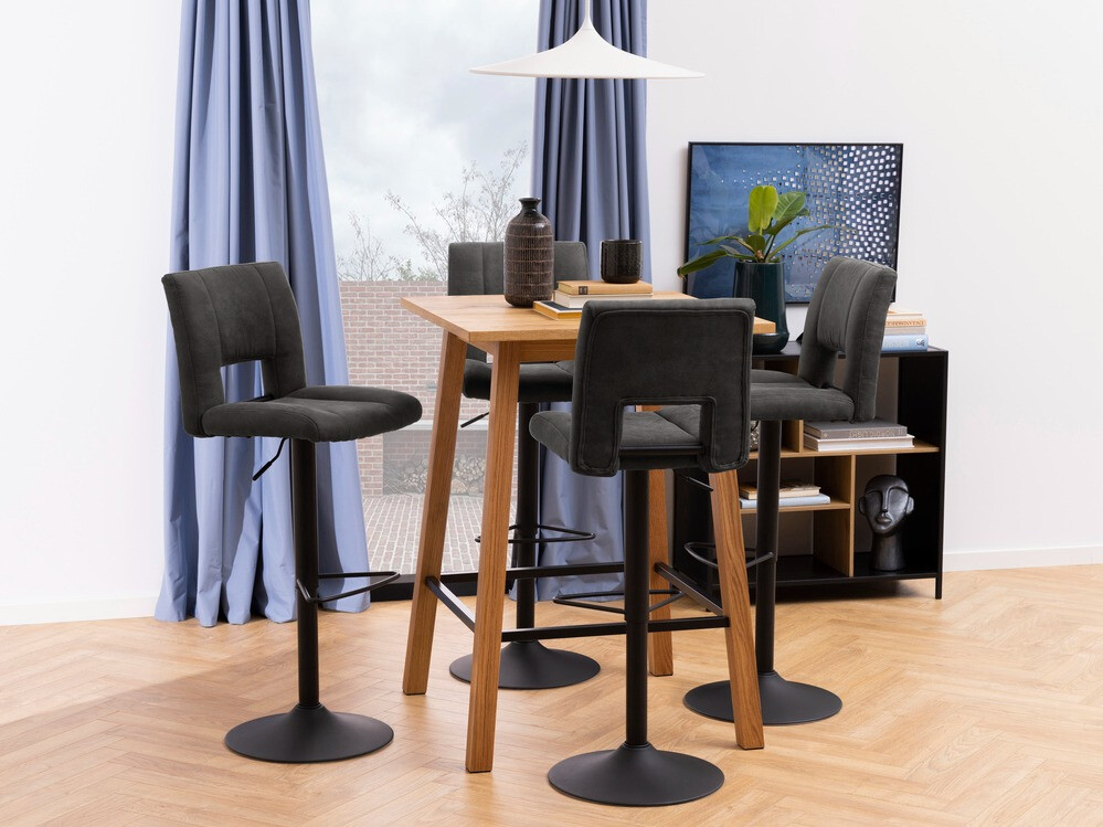 Низкий барный стул Norsica 286 (Антрацит)