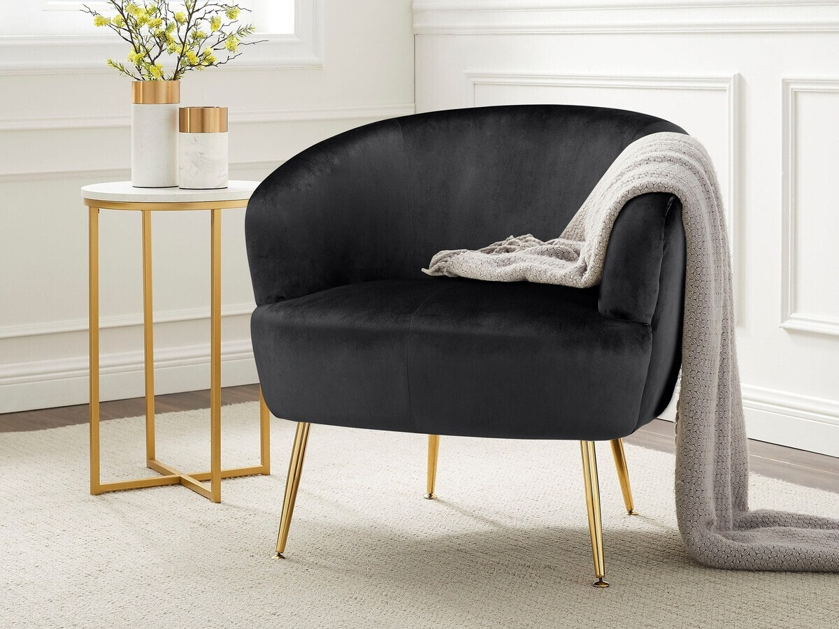 Krēsls Denton 232 (Melns + Zelta)