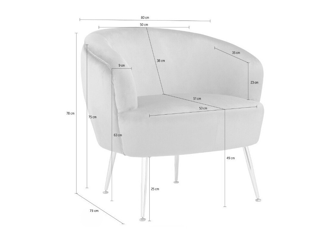 Krēsls Denton 232 (Melns + Zelta)