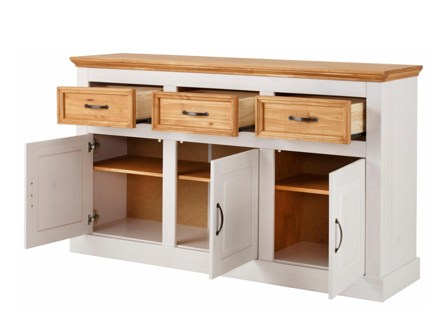 Kомод Tolelio 101 (Белый + Сосна)