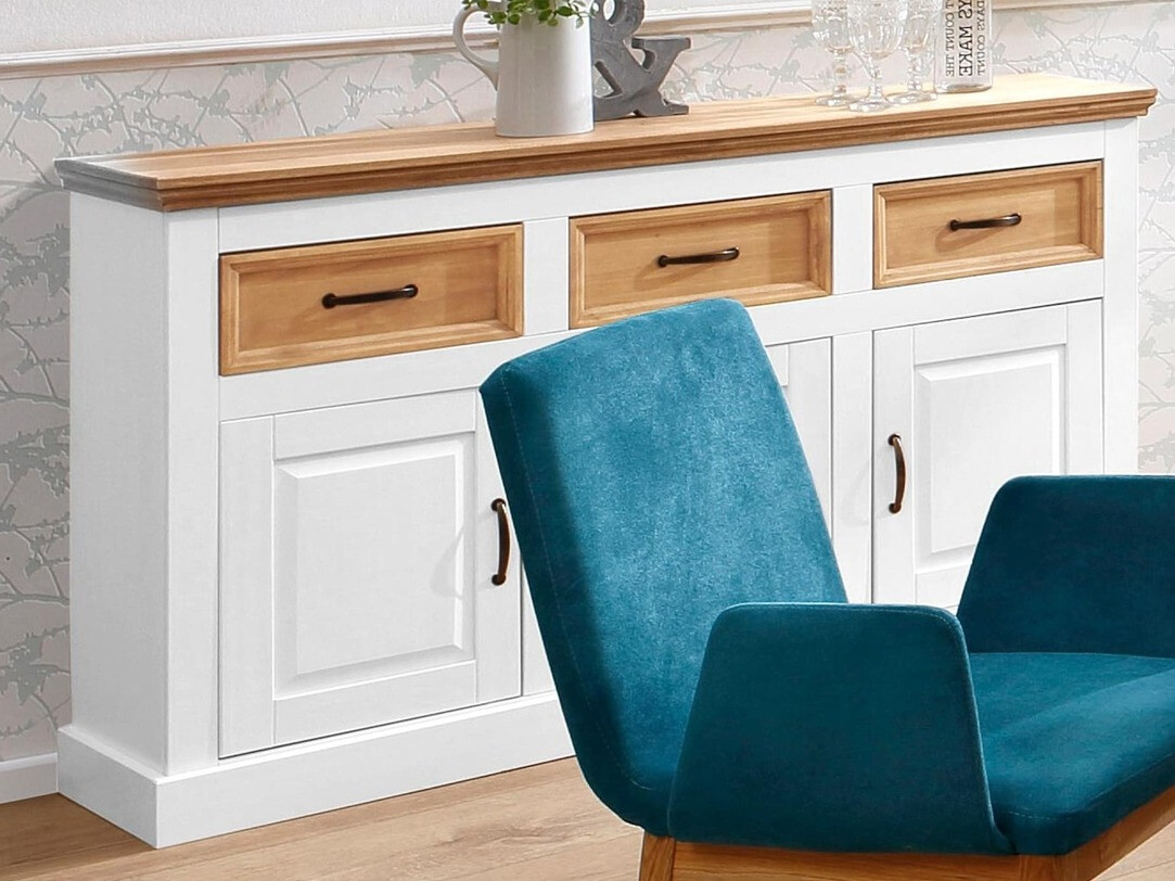 Kомод Tolelio 101 (Белый + Сосна)