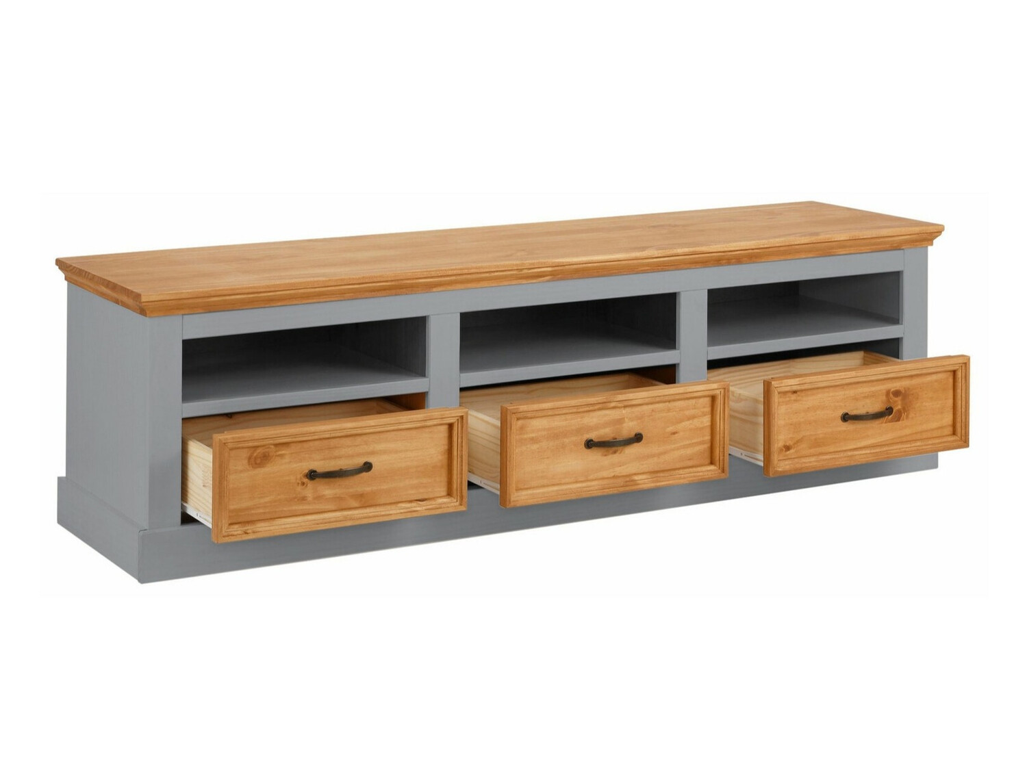 ТВ тумба Tolelio 102 (Серый + Сосна)