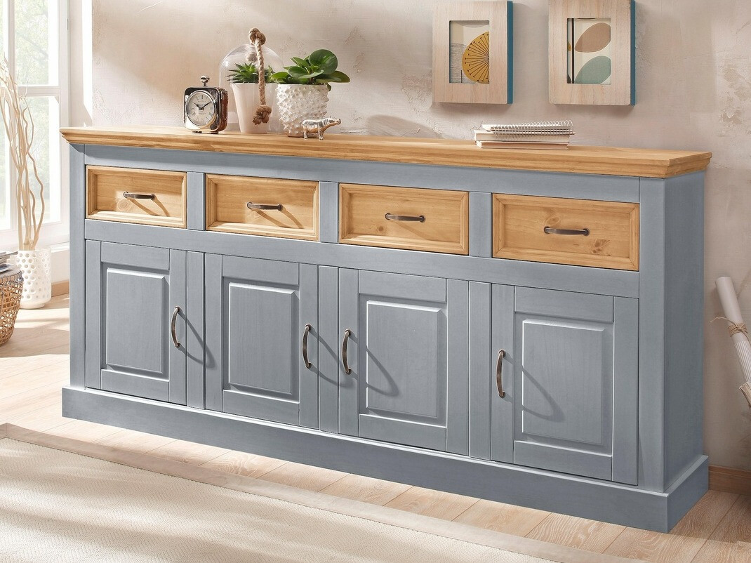 Kомод Tolelio 106 (Серый + Сосна)