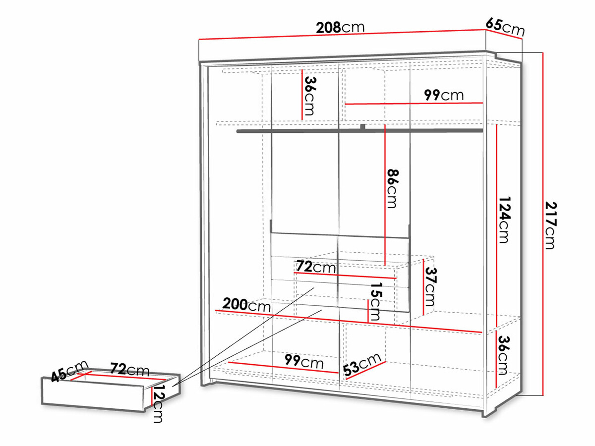 Шкаф Honolulu 151