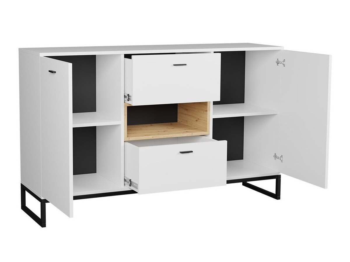 Viesistabas komplekts Baltesi 109 (Artisan ozols + Melns)