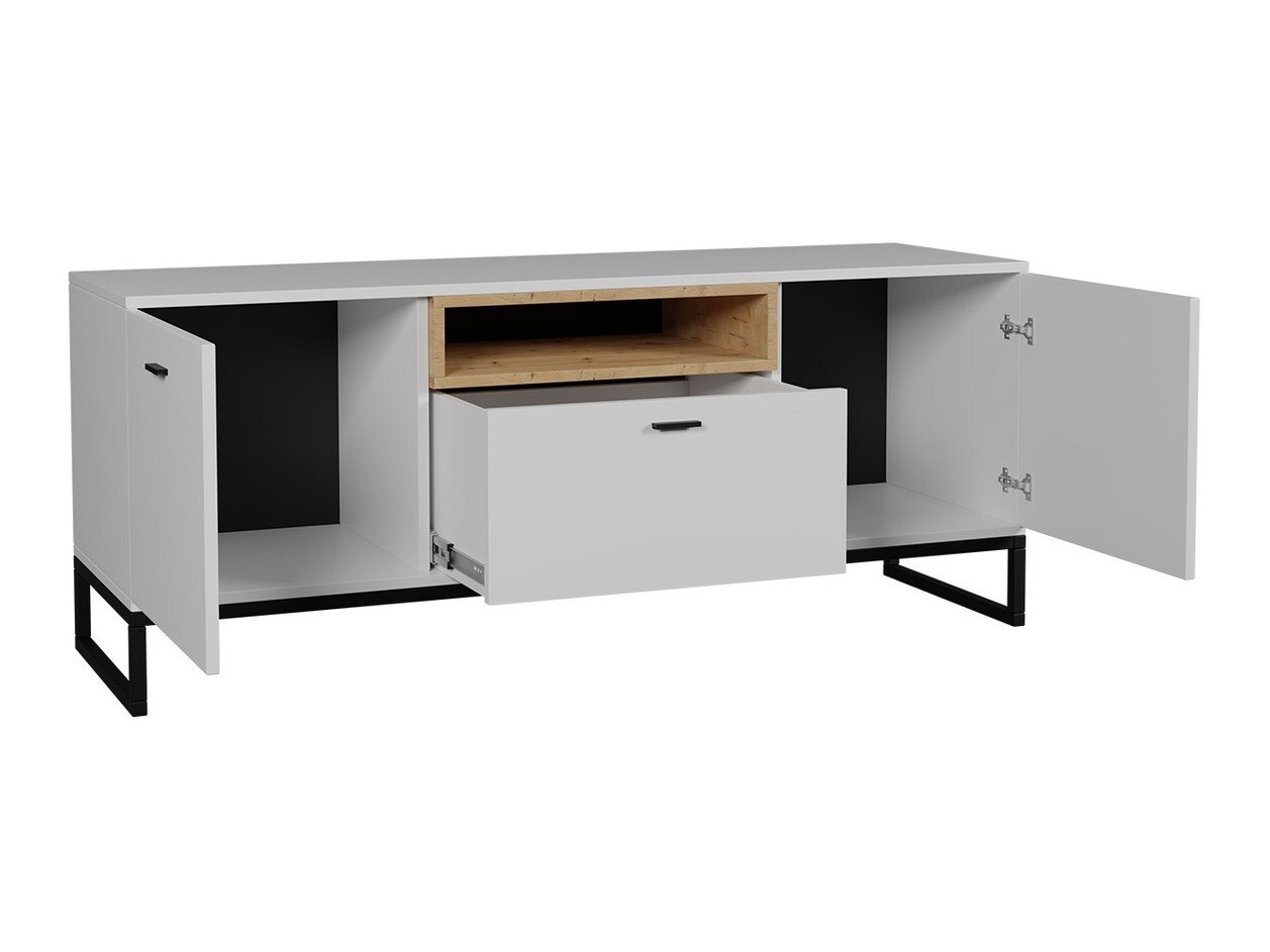 Viesistabas komplekts Baltesi 113 (Balts + Artisan ozols)