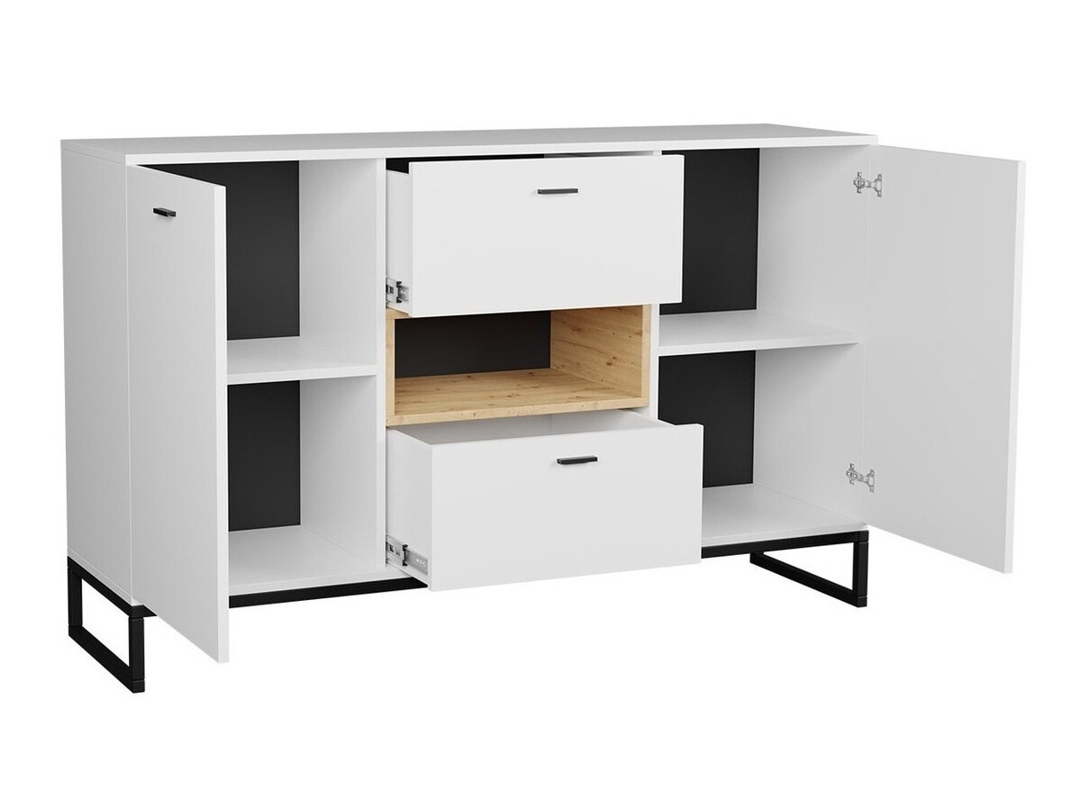 Viesistabas komplekts Baltesi 114 (Artisan ozols + Melns)