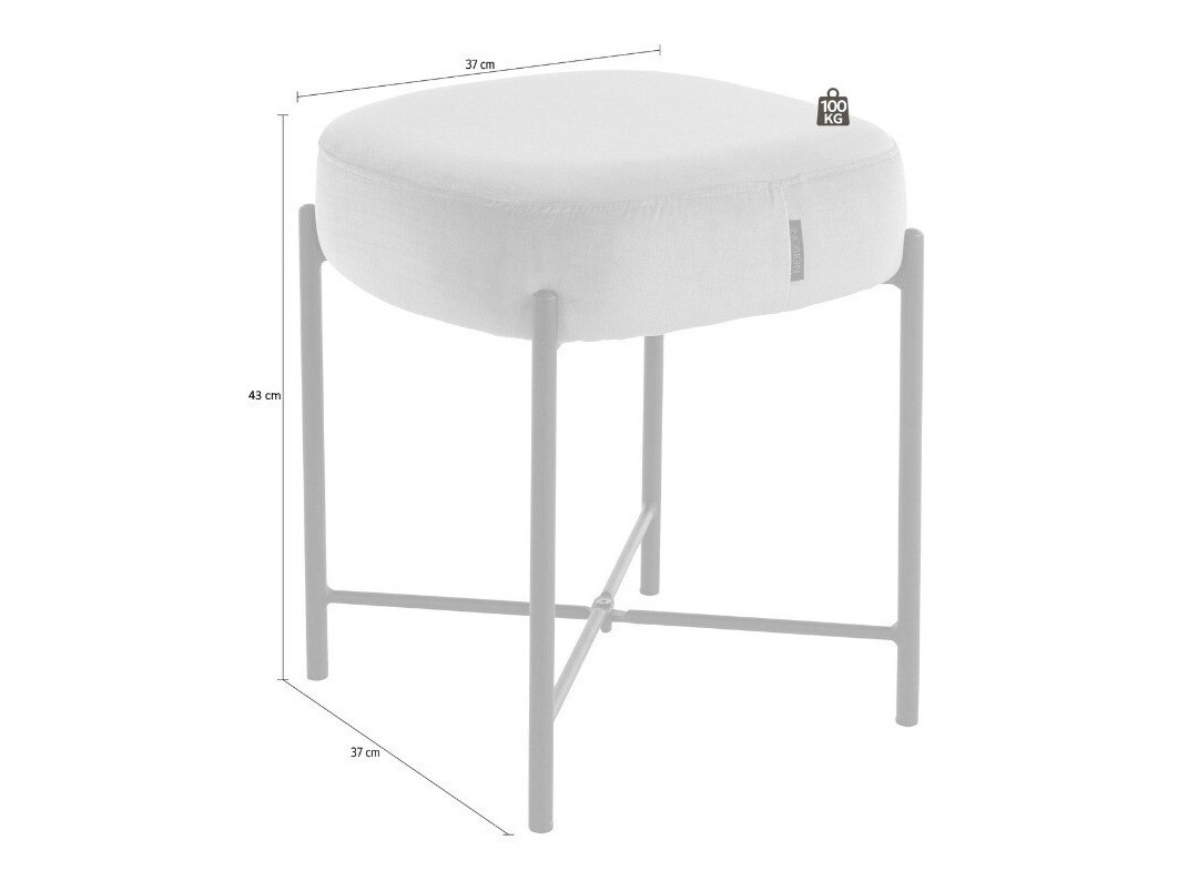 Пуф Denton 225 (Синий + Чёрный)