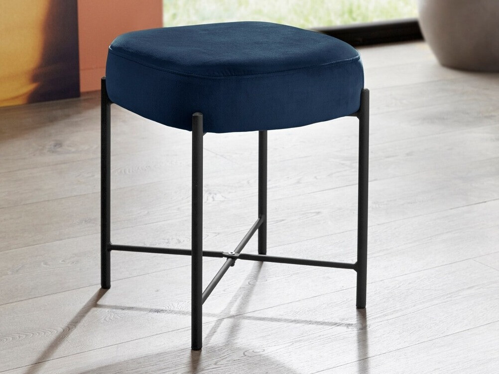 Pufs Denton 225 (Zils + Melns)