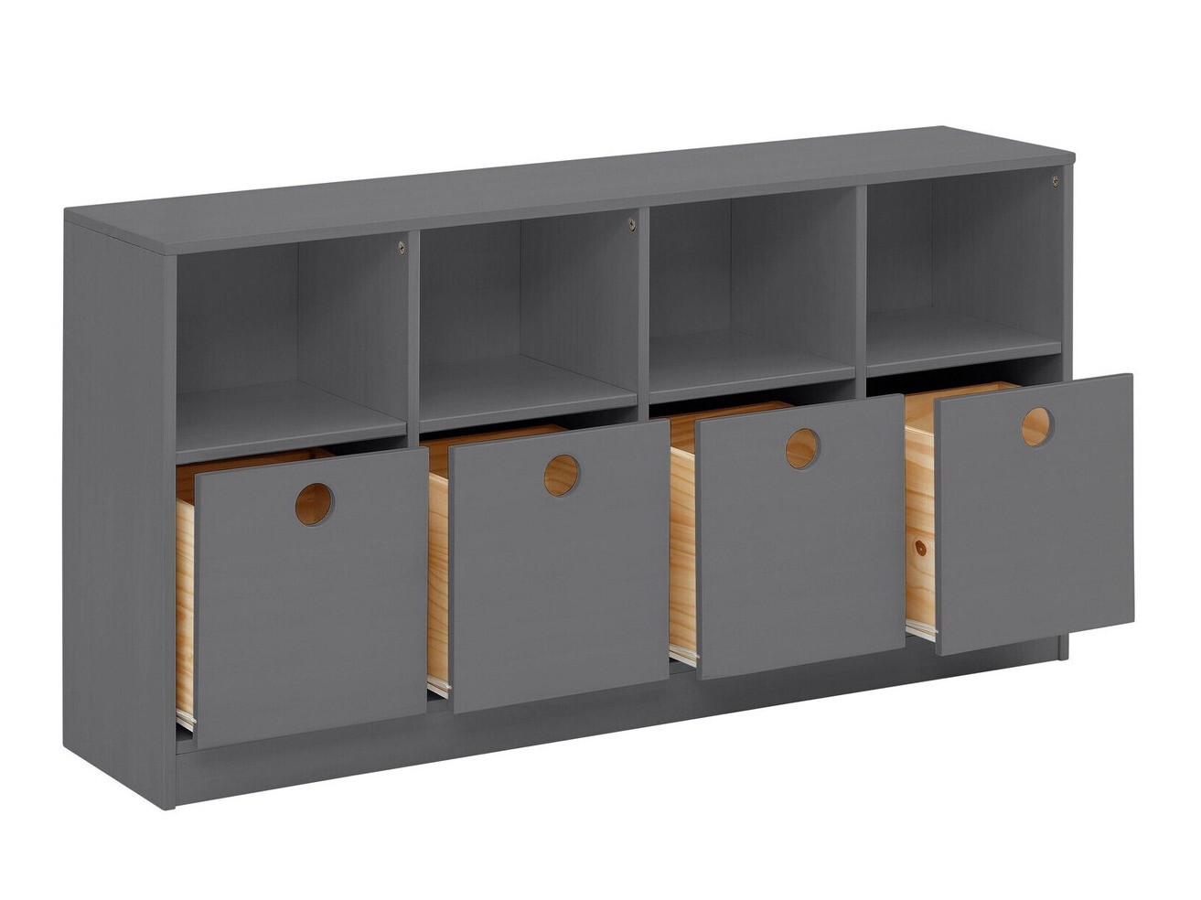 Bērnu istabas komplekts Ruvfiva 123 (Pelēks)