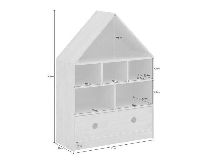 Bērnu istabas komplekts Ruvfiva 123 (Pelēks)