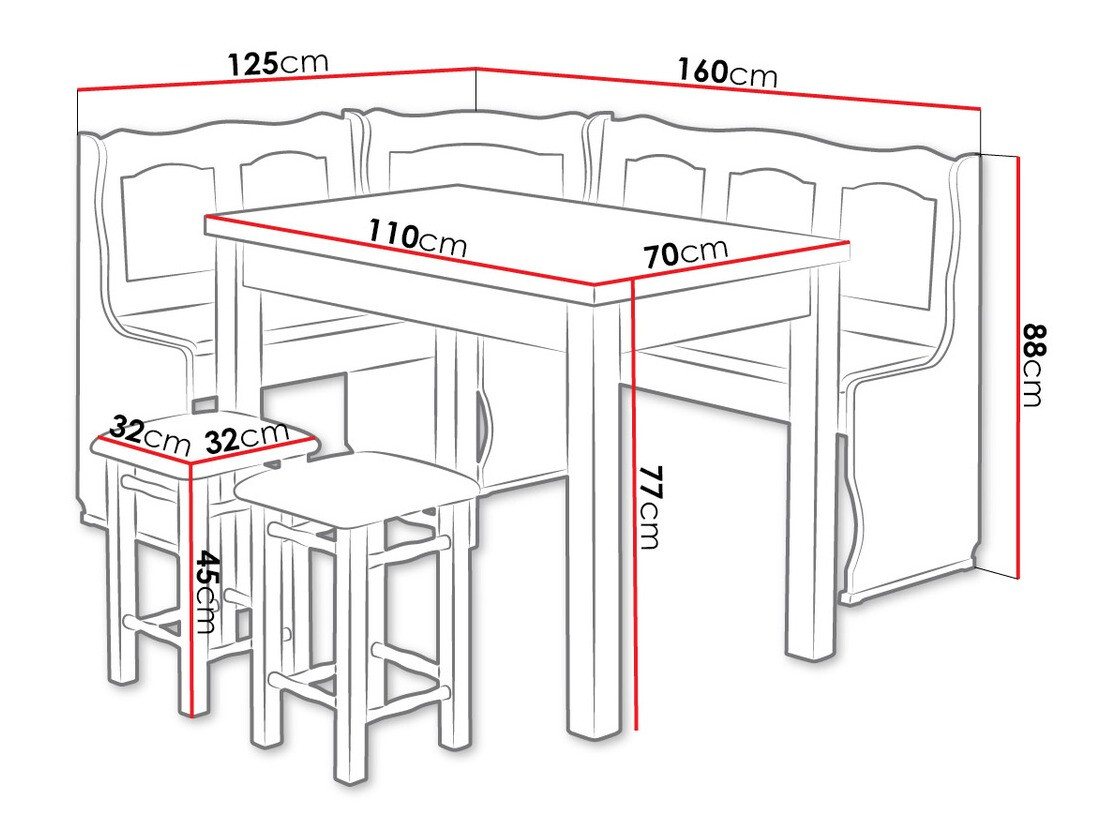 Кухонный угол Edmond 102