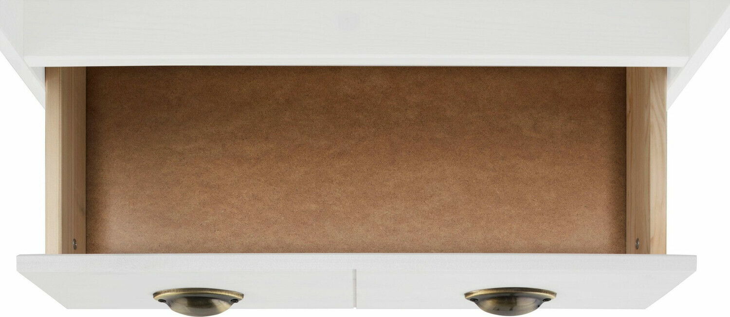 Stāvošs vannas skapītis Serelbu 105 (Balts + Gaiši brūns)