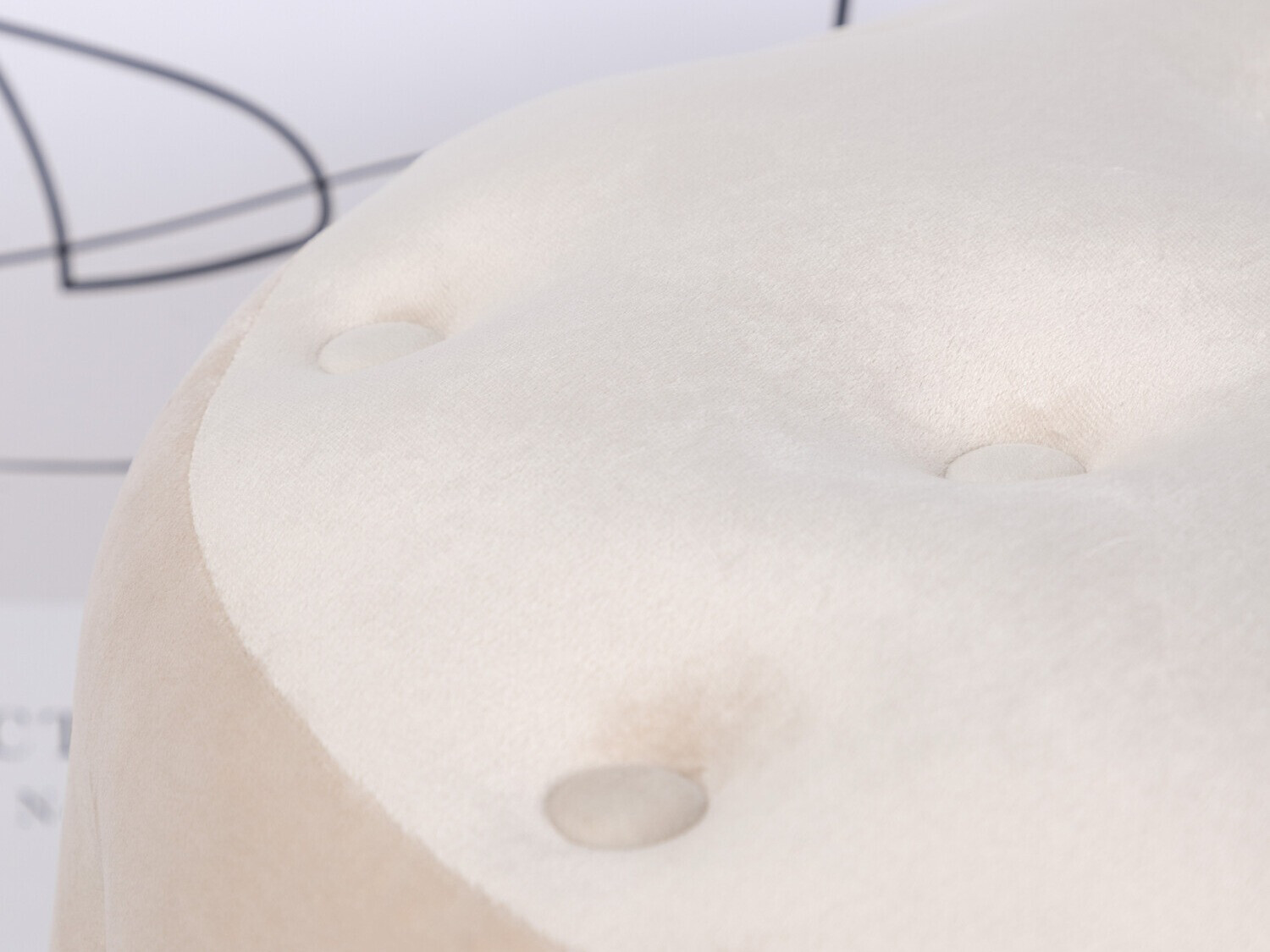 Pufs Dallas 2915 (Krēms)