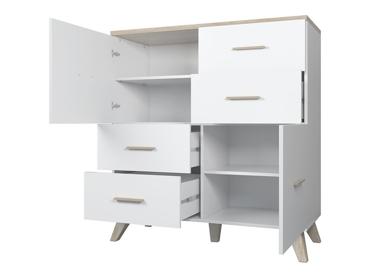 Набор для гостиной Larfloi 112 (Дуб вотан + Чёрный)