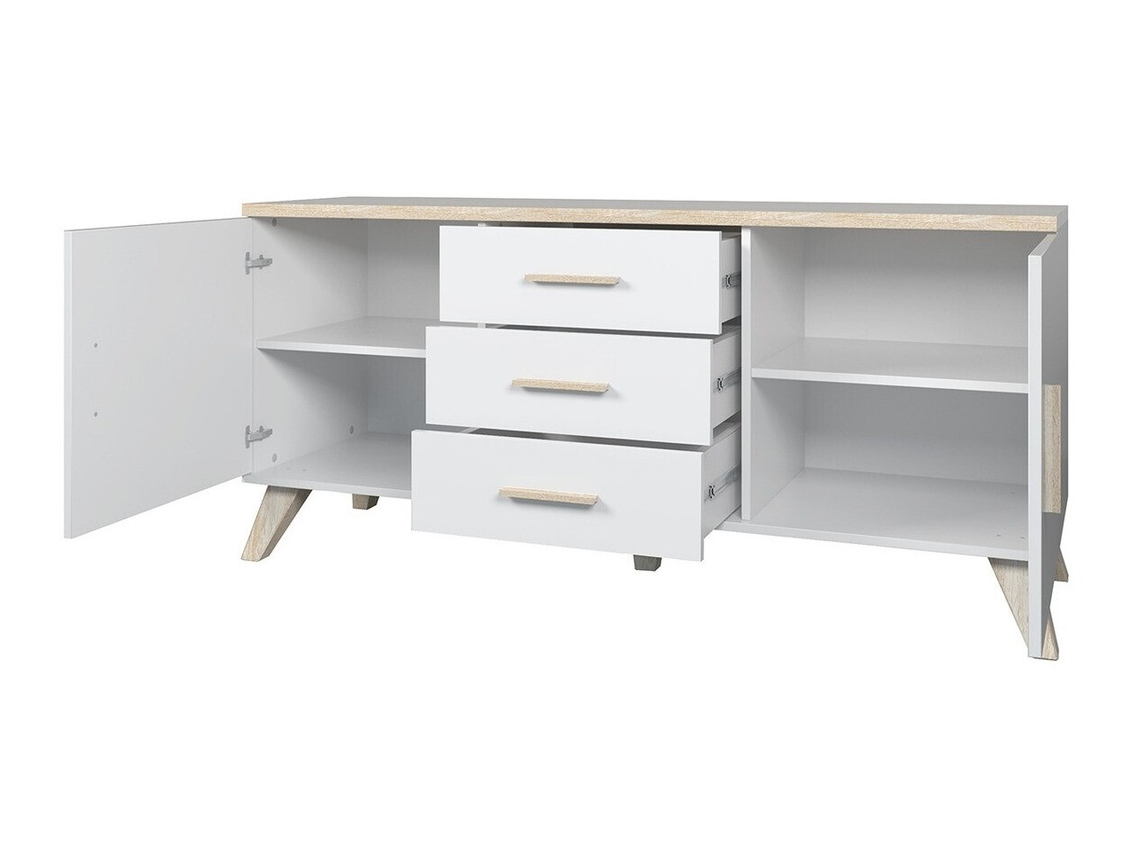 Набор для гостиной Larfloi 112 (Дуб вотан + Чёрный)