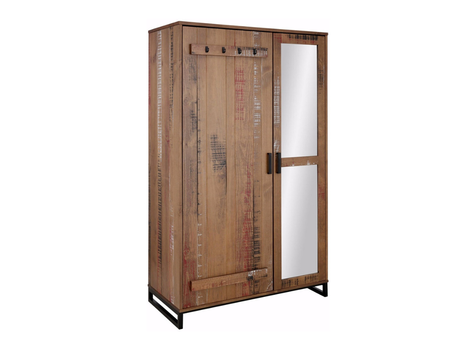 Skapis Denton 219 (Brūns + Melns)